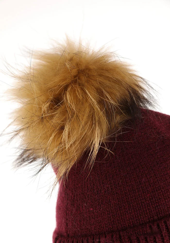 YM0722 Berretto con Pompom in Murmaski