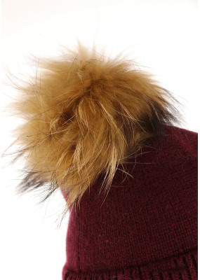 YM0722 Berretto con Pompom in Murmaski